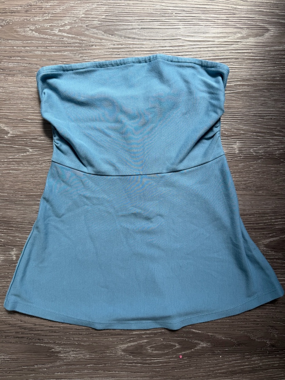 Strapless Blue Women's Top